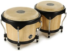 Latin Percussion City Wood Bongos - Natural