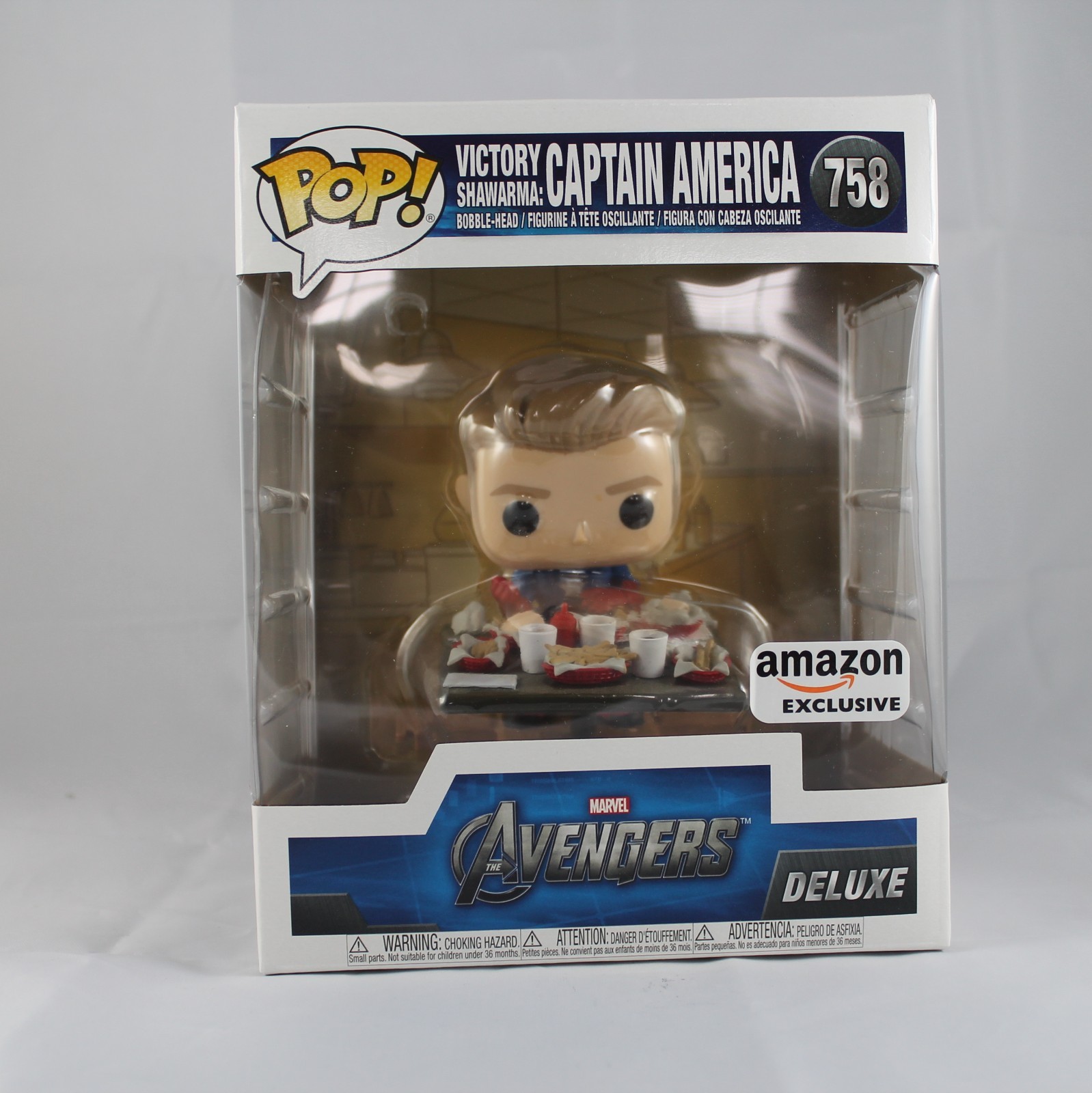 Funko Pop! Vinilo De Avengers' Victory Shawarma: Capitán América - Amazon Excl.
