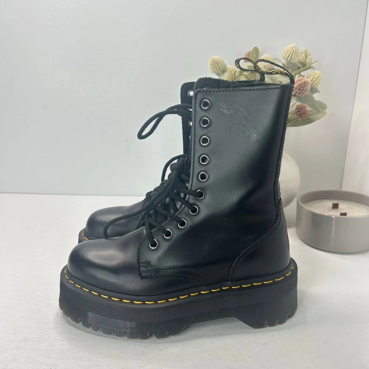 Dr. Martens Jadon Black Boots for Women for sale - eBay