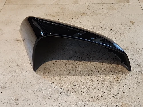 TESLA MODEL S 2021-2025 RIGHT PASS SIDE MIRROR SKULL CAP BLACK ⚫️ 1622236-01-A