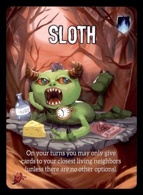 Sloth  7 Sins Expansion 2019 Trading Card Game TCG CCG