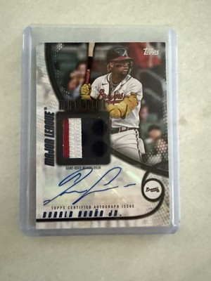 2025 Topps Series 2 Ronald Acuna Jr /10 SSP Material Auto Patch | eBay