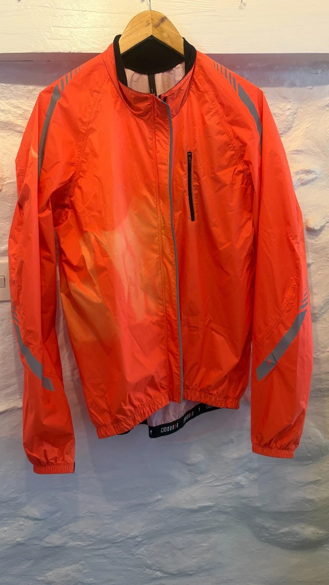 Specialized rbx elite rain jacket HIGH VIZ ORANGE  XXL Slight Fade on front NEW