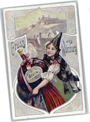 Wuerzburg tein-Wein Tracht 