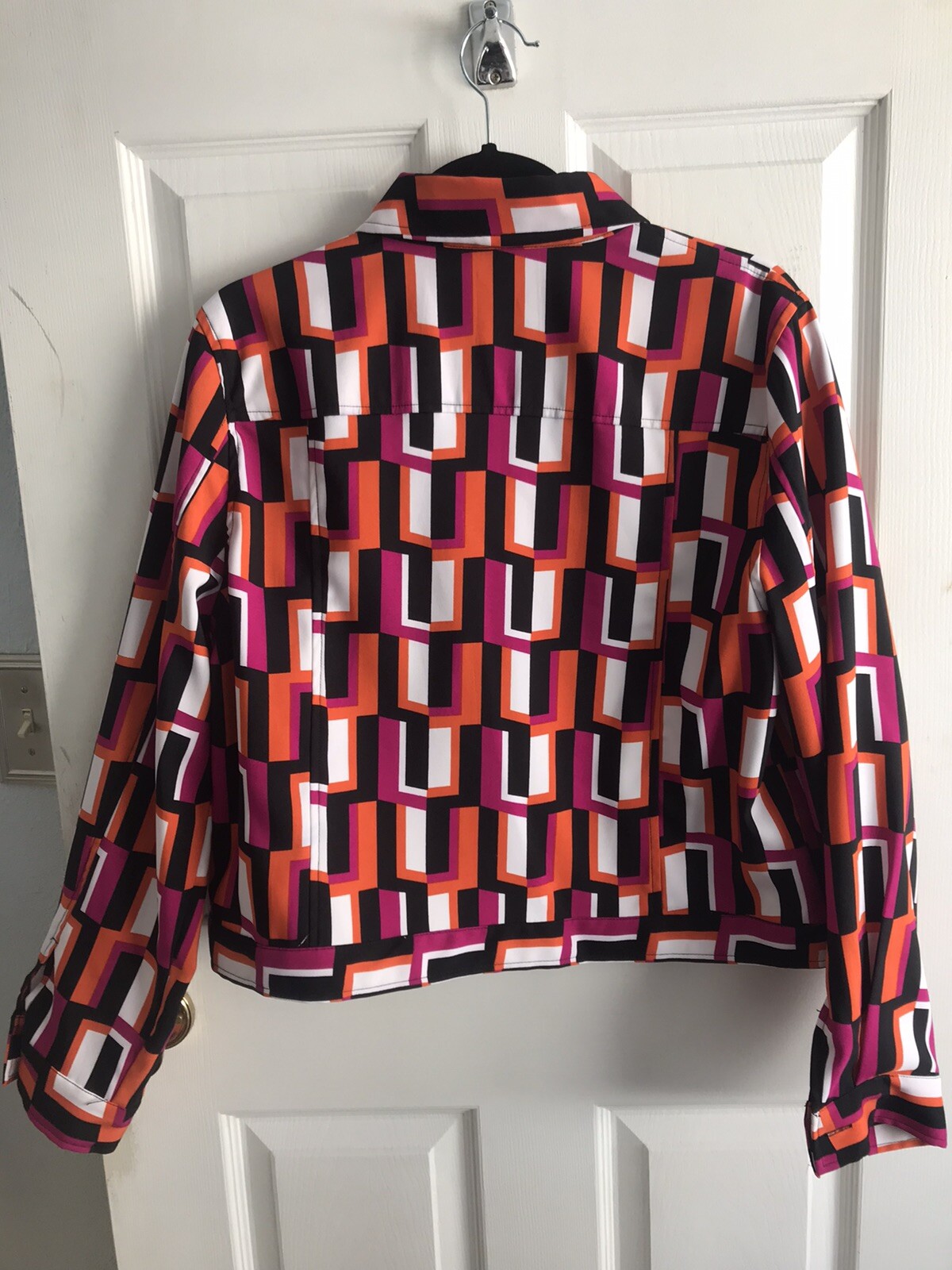 Linear Short Jacket Multi Colored-Pink, Orange, B… - image 2