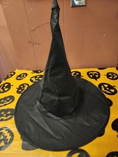 NEW Halloween 12" tall Plastic Witches Hat Wear It or Decorate It