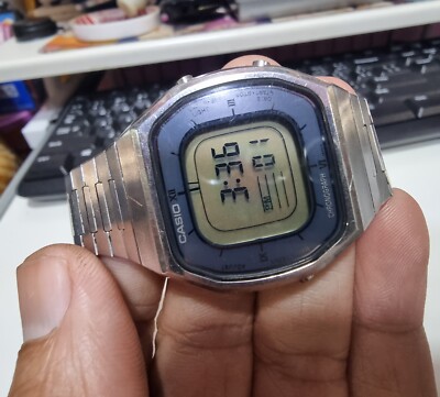 rare Vintage Casio Casiotron 56cs-52 Time Scan Chrono timer