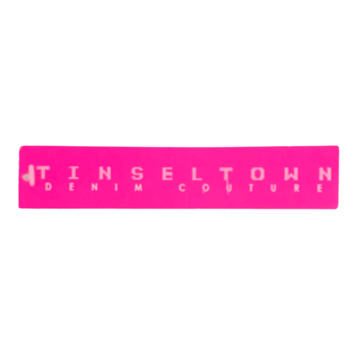 Tinsel Town - Juniors Distressed Denim Shorts - White & Blue - Size 1 (27) - Picture 7 of 7