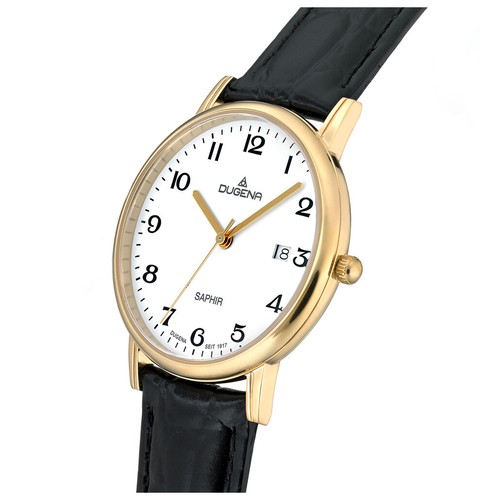 Dugena Orologio Da Uomo 2170996-1 Color Oro, Vetro Zaffiro, 35mm - Foto 2 di 4
