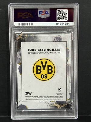 2022-23 Topps Inception UCL Dortmund Jude Bellingham Green