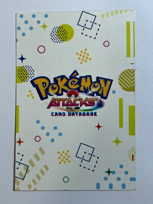 pokemon attacks card database 2024 POKEMON ATTACK 1 DATABASE Card #059 ARCANINE Kanto Peru Foil