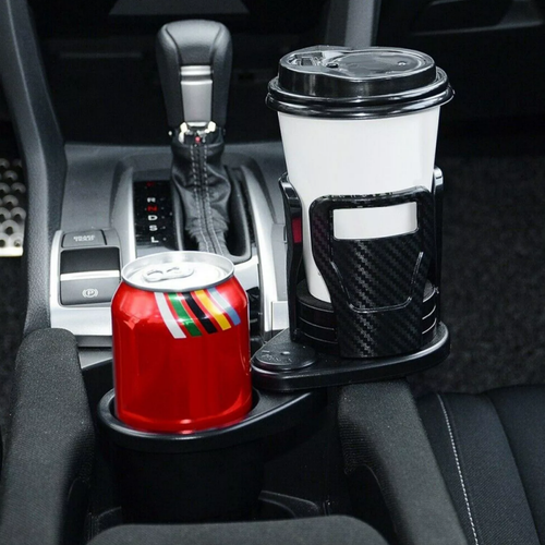 360° Rotating Double Cup Holder Expander Auto Drink Holders Adjustable Bases 1x - Bild 14 von 14