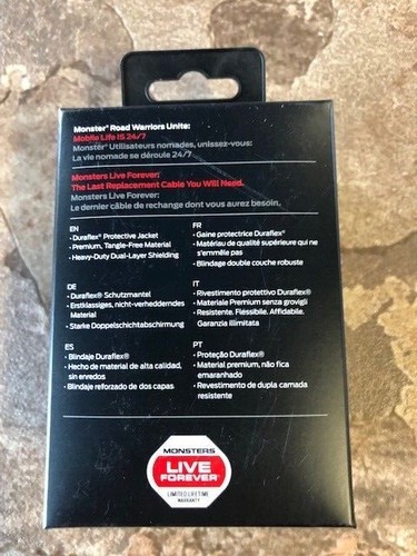 Monster brand 3' Micro USB cable - Picture 2 of 2