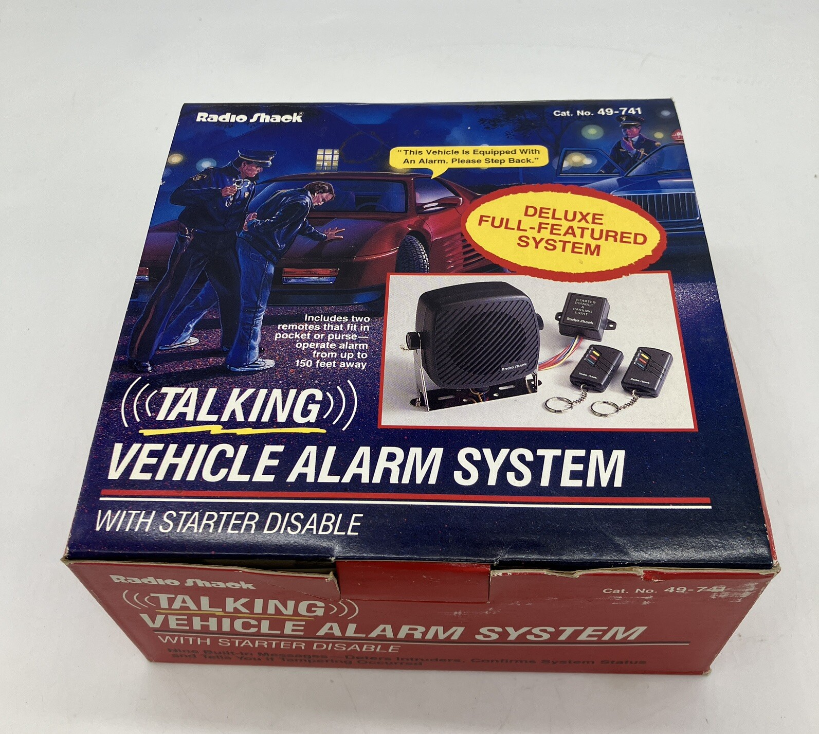 Vintage New Radio Shack Talking Vehicle Car Alarm System Deluxe 49741