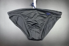 HOM men Black logo low rise swim micro brief swimwear size 36 (L); 38 (XL)