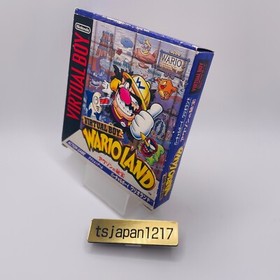 Nintendo Virtual Boy Software Wario land treasures of awazon w/ Box