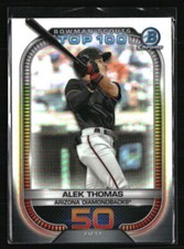Alek Thomas 2021 Bowman Scouts Top 100 #BTP-50  Baseball Card