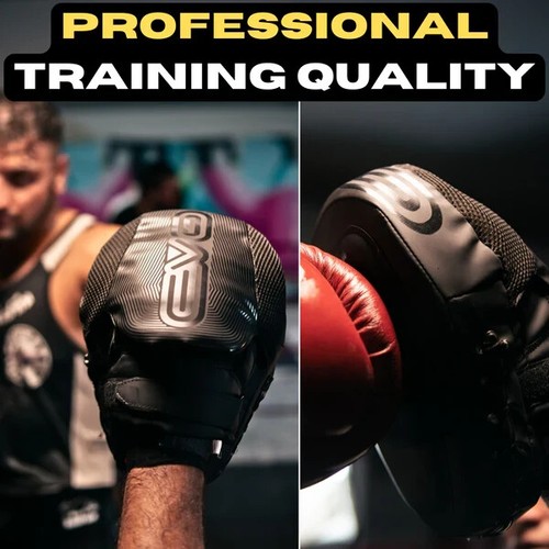 EVO Curved Boxing MMA Focus Pads Muay Thai Martial Arts Training Pad UFC PRO - Picture 12 of 46