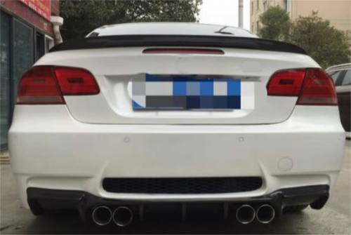 MP Rear Spoiler Lip for BMW 3 Series E93 ABS Black Convertible 2-Door ...