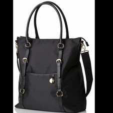 PacaPod Cromwell Black Nylon Diaper Bag with Accessories