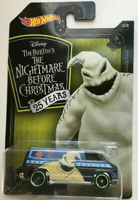 HOT WHEELS Nightmare Before Christmas Super Van Oogie Boogie + Protector Case