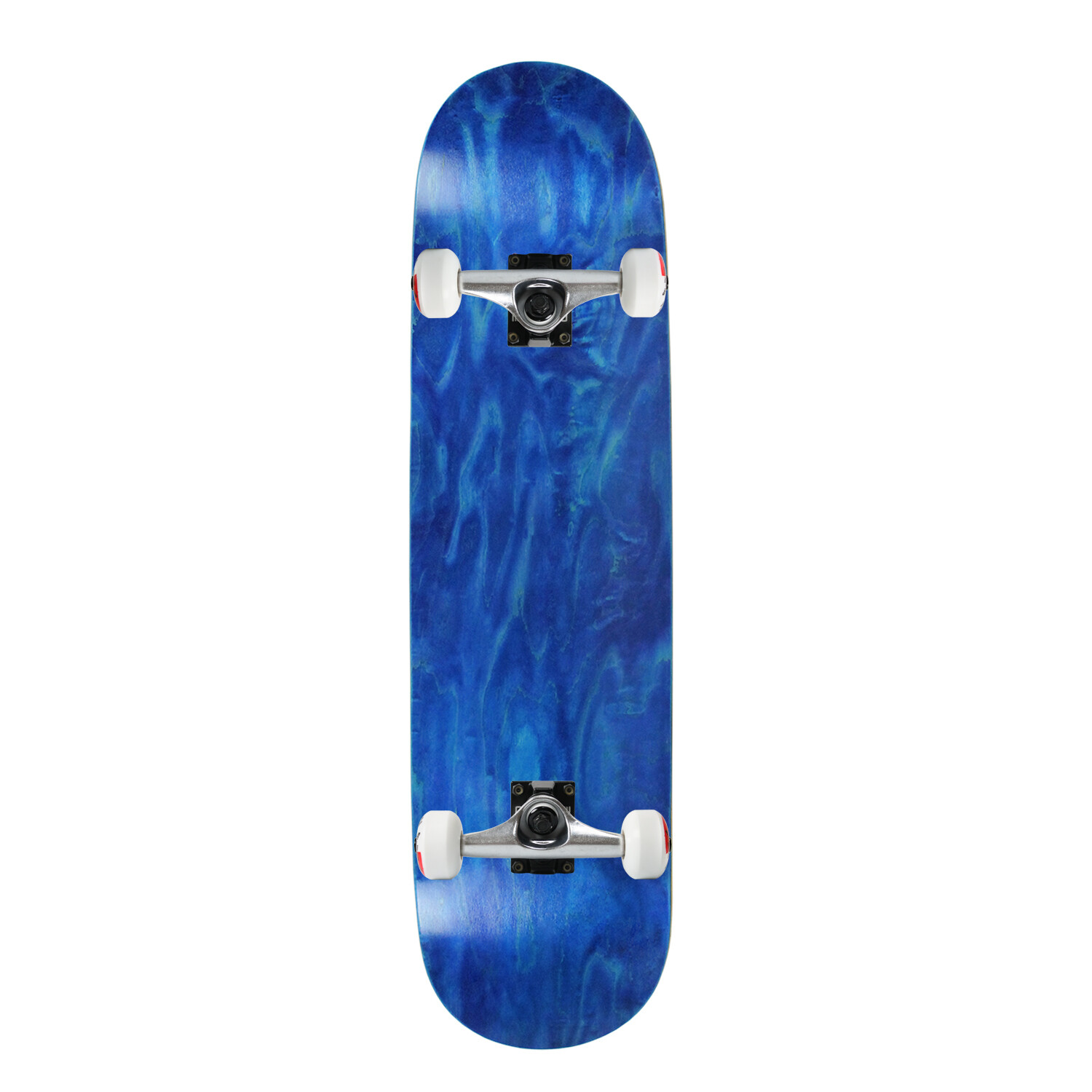Moose Complete Skateboard STAINED BLUE 7.75" Silver/White AS