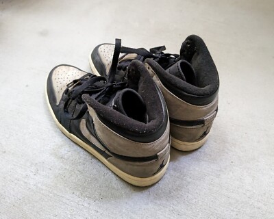 Nike Air Jordan 1 Retro High Shadow Men 9 Black Gray 2009 Shoes