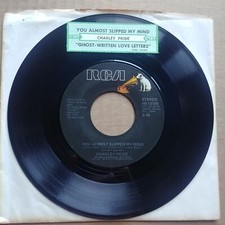CHARLEY PRIDE You Almost Slipped My Mind 45 7" COUNTRY RCA Record Vinyl Records