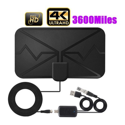 Miles Smart TV Antenna 4K 25dB Digital DVB-T2 1080P Aerial with amplifier Booste