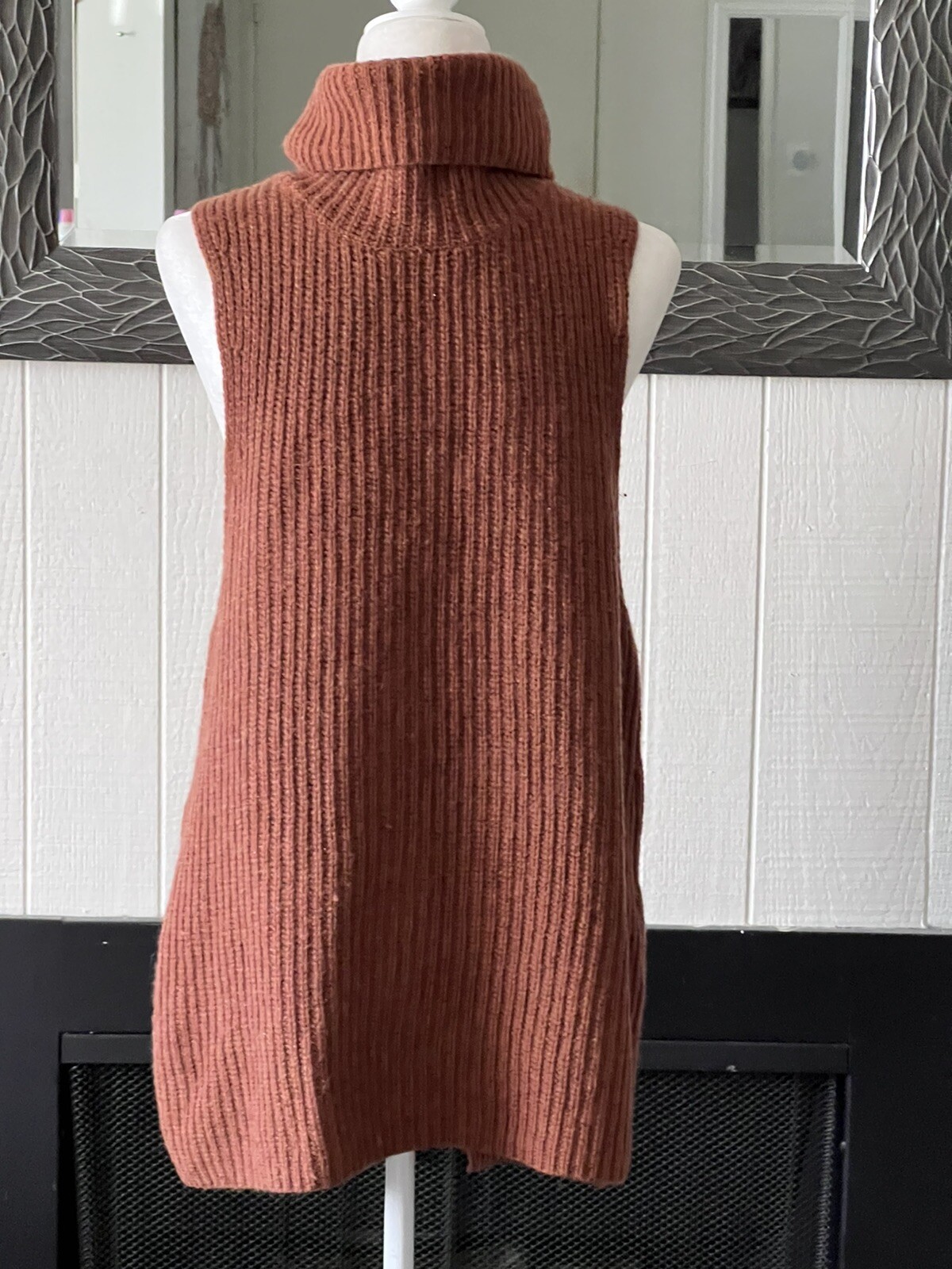 Free People S Rust Lambswool Sleeveless 