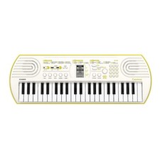 Casiotone Mini Keyboard SA-80 with Piano tones, White 44 Keys