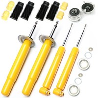 4X TA Sport-StoßDÄMpfer GAS Vorne Hinten + Domlager + 4X Staubschutz FüR BMW E39