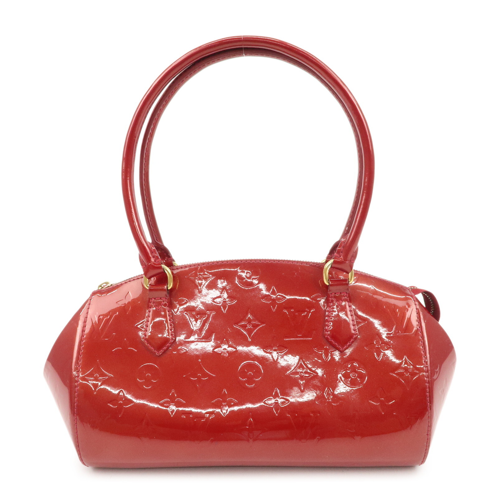 Louis Vuitton Monogram Vernis Sherwood PM Hand Bag M91494 Auth Used