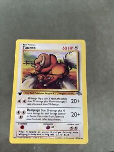 Tauros 47/64 Jungle Standard Pokemon Card