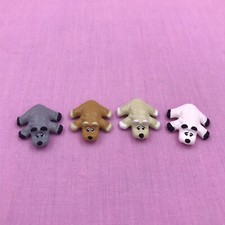 Vintage Pound Puppies Playset Figures Rumple Skins Lot Minatures Galoob 1995 Dog