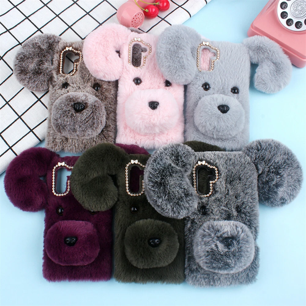 Phone Case Cute Furry Cover Soft Skin For Galaxy S21 S21+ S21Ultra S21FE