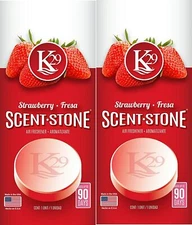 K29 Strawberry Stone Air freshener, Long-lasting Fragrance, 2 Packs