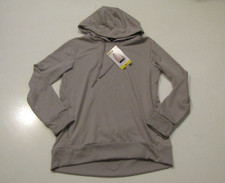 MONDETTA Gull Gray Recycled Performance Pullover Hoodie S Small NWT Womens