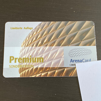 Allianz Arena Card Premium Gold Streng Limitiert München  Für Sammler Top Selten