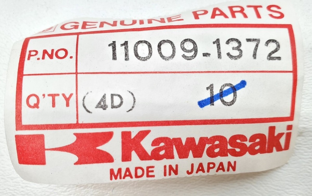 Kawasaki NOS NEW 11009-1372 License Plate Gasket EX KL VN ZG ZX
