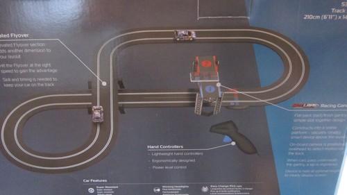 SCALEXTRIC HOT LAPS 1/32 SLOT CAR RACING SET #C1421-T - Picture 9 of 9