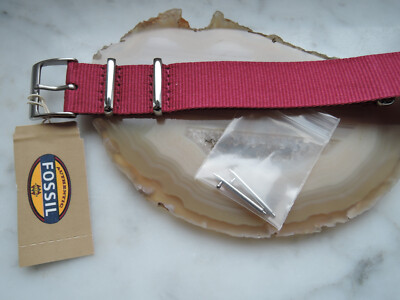 Kunststoff Uhrenarmband violett 18mm AMS188