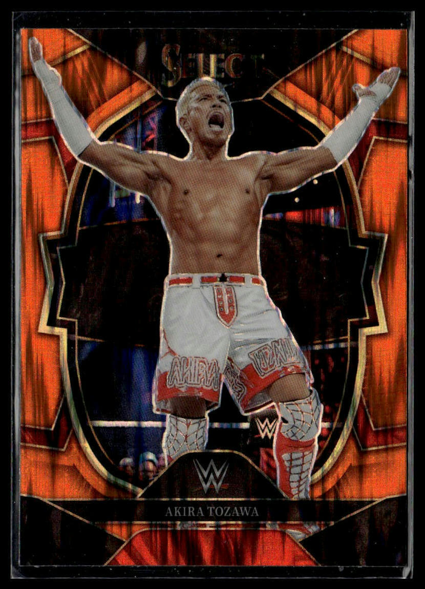 2023 Panini Select WWE #26 Akira Tozawa Orange Flash Prizms | eBay