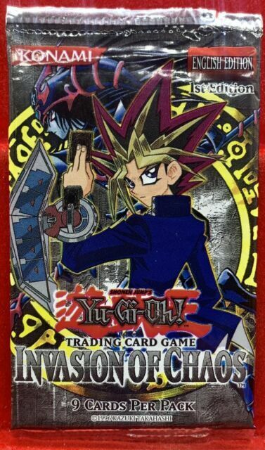 Konami for sale online Yugioh Invasion of Chaos Booster Pack 
