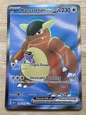 Kangaskhan ex - 190/165 Full Art Ultra Rare - Pokemon 151 Set