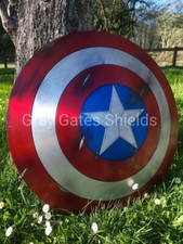 Captain America Damage Shield 75th Anniversary Avengers Alloy Metal 1:1