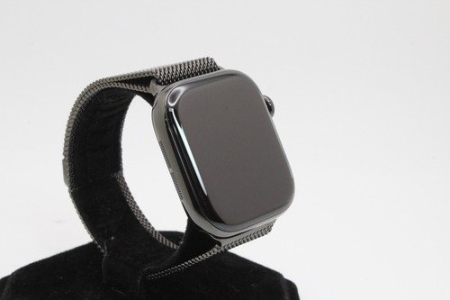 Apple Watch Series 10 (GPS + LTE) 42MM Łupek Tytanowa obudowa Slate Milanese Loop - Zdjęcie 4 z 16