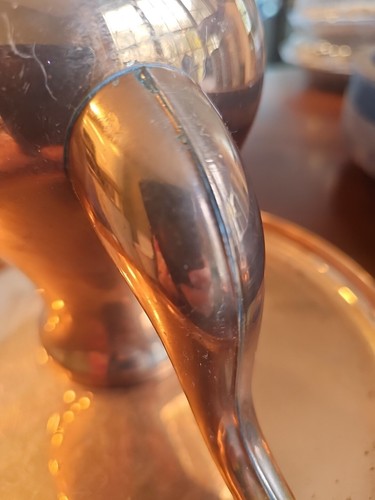 ODI Copper Teapot Set Made in Portugal Marked Solid Copper 9" Tall Vintage - Picture 9 of 23