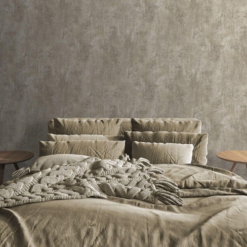 Muriva Cove Texture Cream Wallpaper Stone Industrial Concrete Feature Wall - Picture 2 of 8