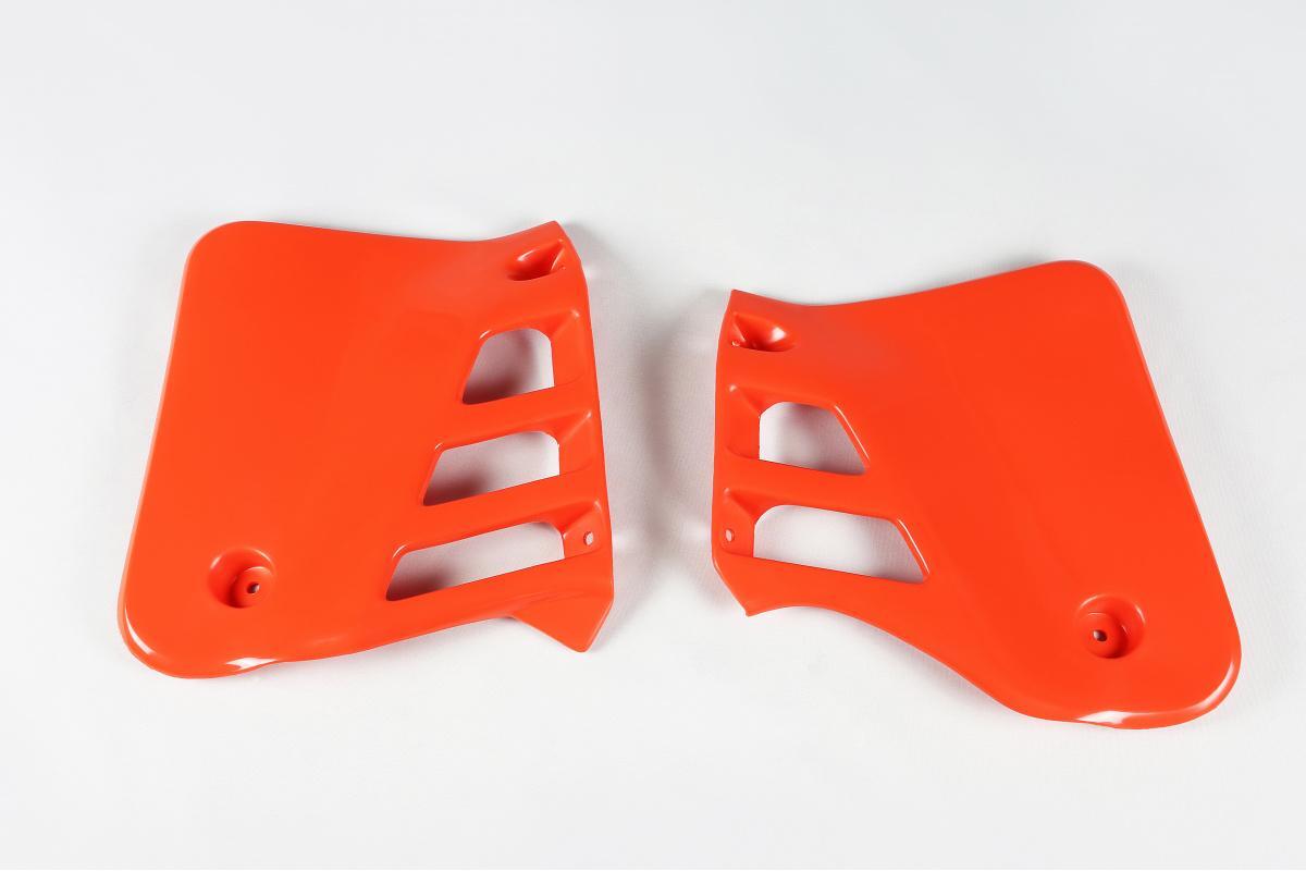 Radiator Cover Scoops Fits Honda Cr 125 85-88 Light Red